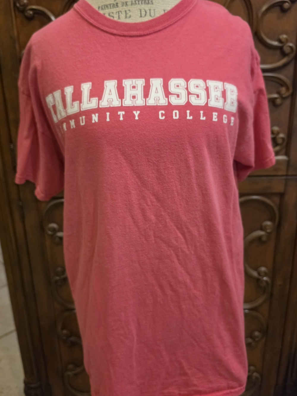 MV Sport Tallahassee Community College Pink Crewneck Tee